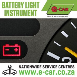 battery light instrument cluster ecar e car service