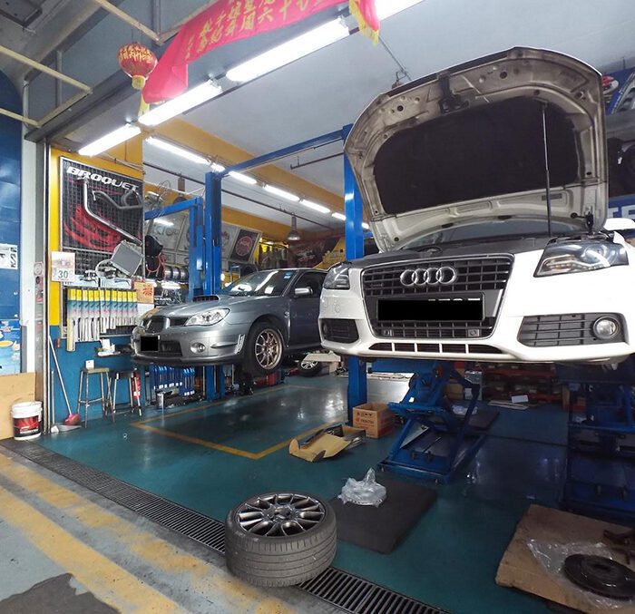 auto clinic car service workshop